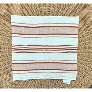 NEW Serena & Lily Milos Pillow Cover (22” SQ)-Persimmon Red Orange